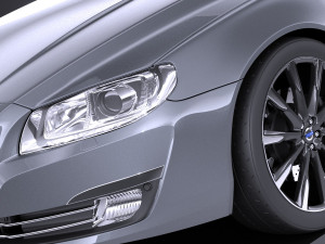 Volvo S80 2014 vray Model 3D