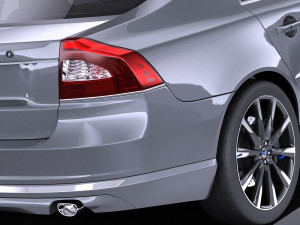 Volvo S80 2014 vray Model 3D