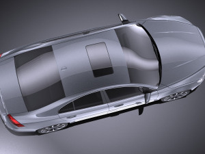 Volvo S80 2014 vray Model 3D