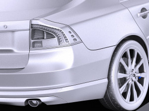 Volvo S80 2014 vray Model 3D