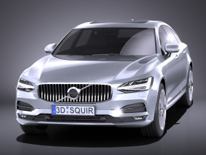Volvo S90 2017 vray Modèle 3D