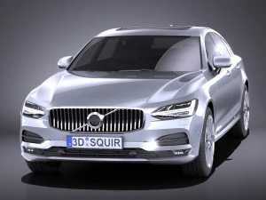 Volvo S90 2017 vray 3D Model