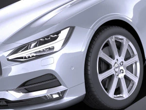 Volvo S90 2017 vray 3D Model