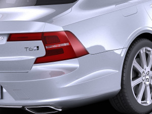 Volvo S90 2017 vray Modèle 3D