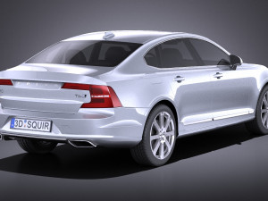 Volvo S90 2017 vray Modèle 3D