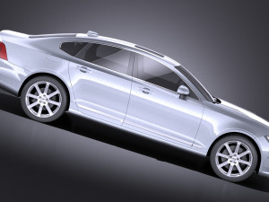 Volvo S90 2017 vray Modèle 3D