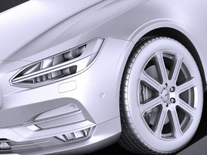 Volvo S90 2017 vray Modèle 3D
