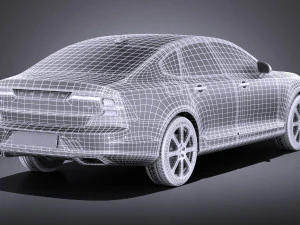 Volvo S90 2017 vray 3D Model