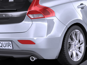 Volvo V40 2013 vray Model 3D