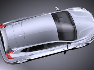 Volvo V40 2013 vray Model 3D