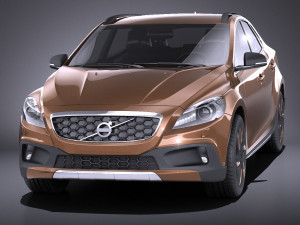 Volvo V40 Cross Country 2013 vray Modèle 3D