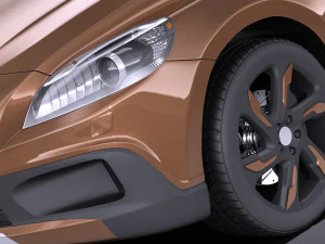 Volvo V40 Cross Country 2013 vray 3D Model