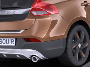Volvo V40 Cross Country 2013 vray Modèle 3D