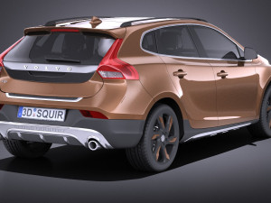 Volvo V40 Cross Country 2013 vray Modèle 3D