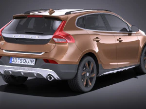 Volvo V40 Cross Country 2013 vray 3D Model