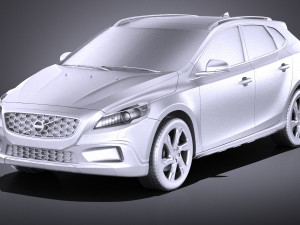 Volvo V40 Cross Country 2013 vray Modèle 3D