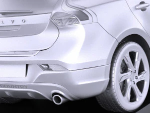 Volvo V40 Cross Country 2013 vray 3D Model