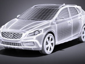 Volvo V40 Cross Country 2013 vray Modèle 3D