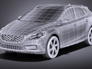 Volvo V40 Cross Country 2013 vray Modèle 3D