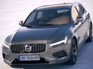 Volvo V60 2019 3D Модель