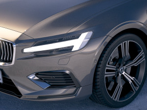 Volvo V60 2019 3D Модель