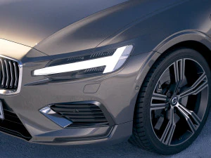 Volvo V60 2019 3D Model