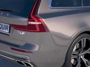 Volvo V60 2019 3D Model