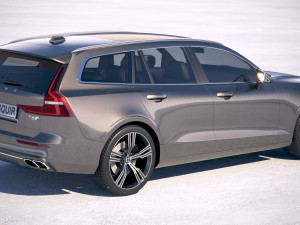Volvo V60 2019 3D Модель