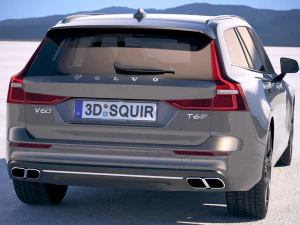 Volvo V60 2019 3D Model