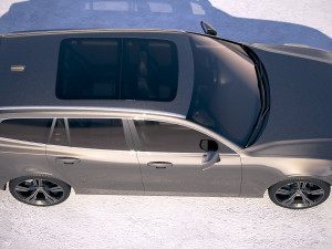 Volvo V60 2019 3D Модель