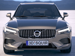 Volvo V60 2019 3D Модель
