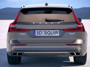 Volvo V60 2019 3D Model