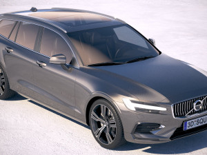 Volvo V60 2019 3D Модель