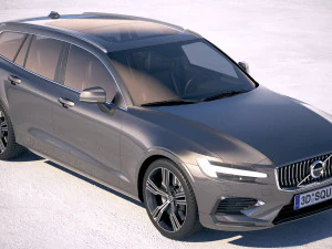 Volvo V60 2019 3D Model