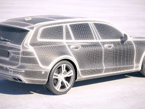 Volvo V60 2019 3D Model