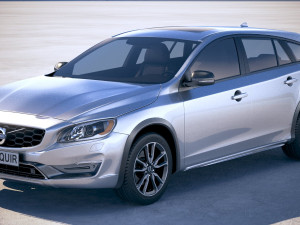 Volvo V60 Cross Country 2016 3D Model