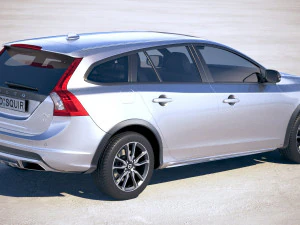 Volvo V60 Cross Country 2016 3D Model