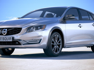 Volvo V60 Cross Country 2016 3D Модель