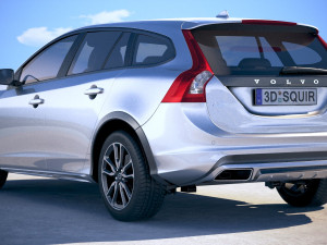 Volvo V60 Cross Country 2016 3D Модель