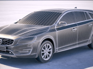 Volvo V60 Cross Country 2016 3D Модель