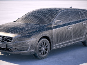 Volvo V60 Cross Country 2016 3D Модель