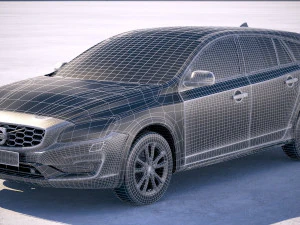 Volvo V60 Cross Country 2016 3D Model