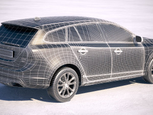 Volvo V60 Cross Country 2016 3D Модель