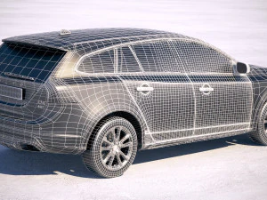 Volvo V60 Cross Country 2016 3D Model