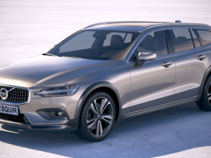 Volvo V60 Cross Country 2019 3D Model