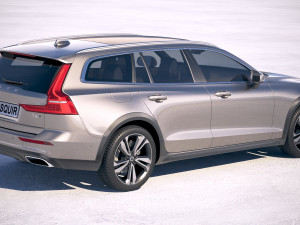 Volvo V60 Cross Country 2019 3D Model