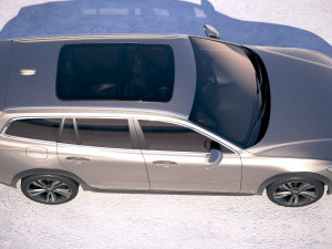 Volvo V60 Cross Country 2019 3D Model