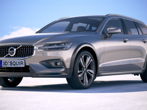 Volvo V60 Cross Country 2019 3D Model