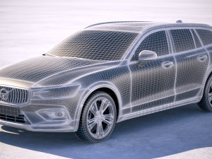 Volvo V60 Cross Country 2019 3D Model