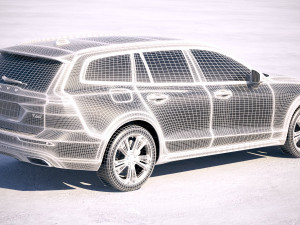 Volvo V60 Cross Country 2019 3D Model